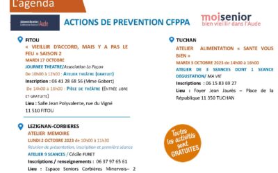 ACTIONS DE PREVENTION CFPPA